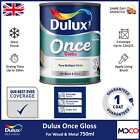 Dulux Once Gloss One Coat Paint For Interior Wood Metal Pure Brilliant White