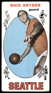 1969-70 Topps Basketball Card Dick Snyder Seattle SuperSonics #73 VG-EX - Picture 1 of 2