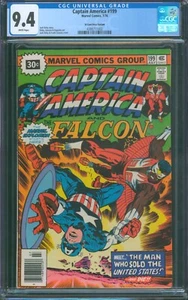 Capitán América #199 CGC 9.4 ⭐ VARIANTE PRECIO 30 CÉNTIMOS ⭐ Falcon Marvel Comic 1976 - Imagen 1 de 3