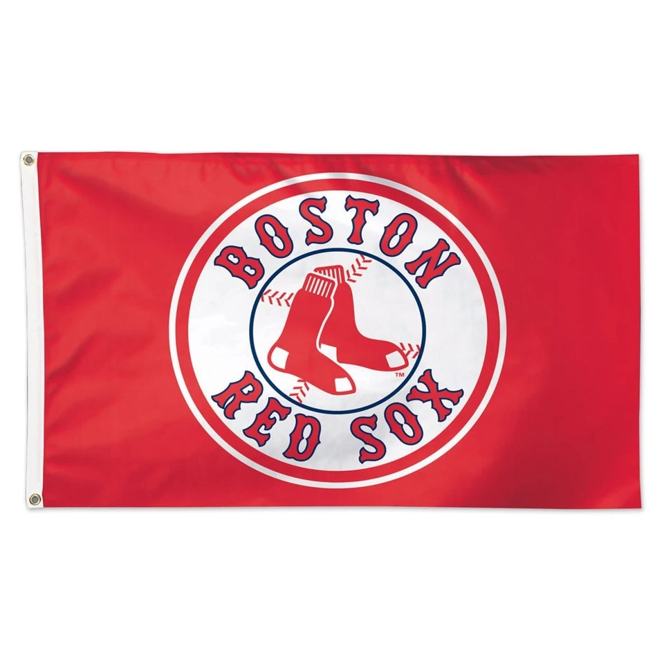 BOSTON RED SOX 3'X5' DELUXE FLAG NEW WINCRAFT ⚾ - Image 1 of 1