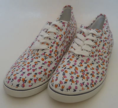 Zapatillas de lona con estampado Ditsy AEROPOSTALE para mujer nuevas con etiquetas #6303 Foto 1 de 2