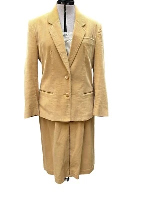 Traje Chaqueta y Falda Vintage Para Mujer Country Suburbans Rosa Pana Talla 12 Foto 1 de 4