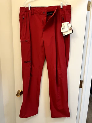 Pantalón Marmot Hombre Scree XL, ROJO, Nuevo con Etiquetas, #8098 Foto 1 de 4
