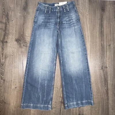 Arizona Jean Co. Jean holgado desgastado tiro bajo pierna ancha talla 5 nuevo con etiquetas Foto 1 de 4