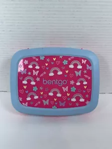 Caja de almuerzo Bentgo Kids duradera y a prueba de fugas arco iris y mariposas (KT289) - Imagen 1 de 10