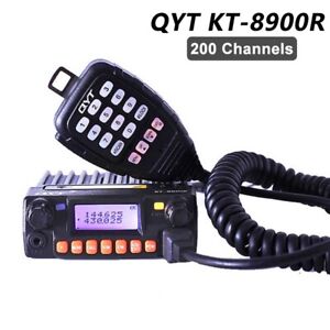 QYT KT-8900R 25W Tri-Band Transceiver 136~174&240-260&400~480MHz Two Way Radio