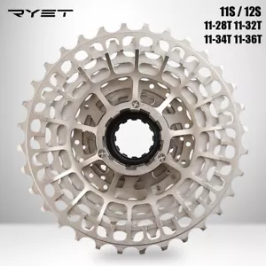 Cassetta bicicletta 11s/12 velocità 11-28/32/34/36T ruota libera bici da strada per Shimano HG - Foto 1 di 10