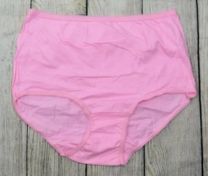 VTG Ladies Vintage High-Waist Panty Underwear Brief Pantie Pink Size 5 RN70457 - Picture 1 of 7