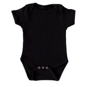 Body negro liso para bebé crece - negro - traje para bebé - negro - prematuro - 24 meses - Imagen 1 de 5