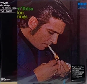 Waylon Jennings The Taker Tulsa Olive Green LP Vinyl Me Please VMP - Picture 1 of 3