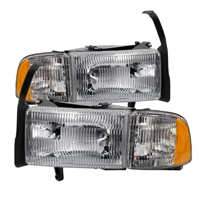 Spyder Auto 9032141 XTune Headlights for 94-02 Ram 1500 Ram 2500 Ram 3500 - Image 1 of 4
