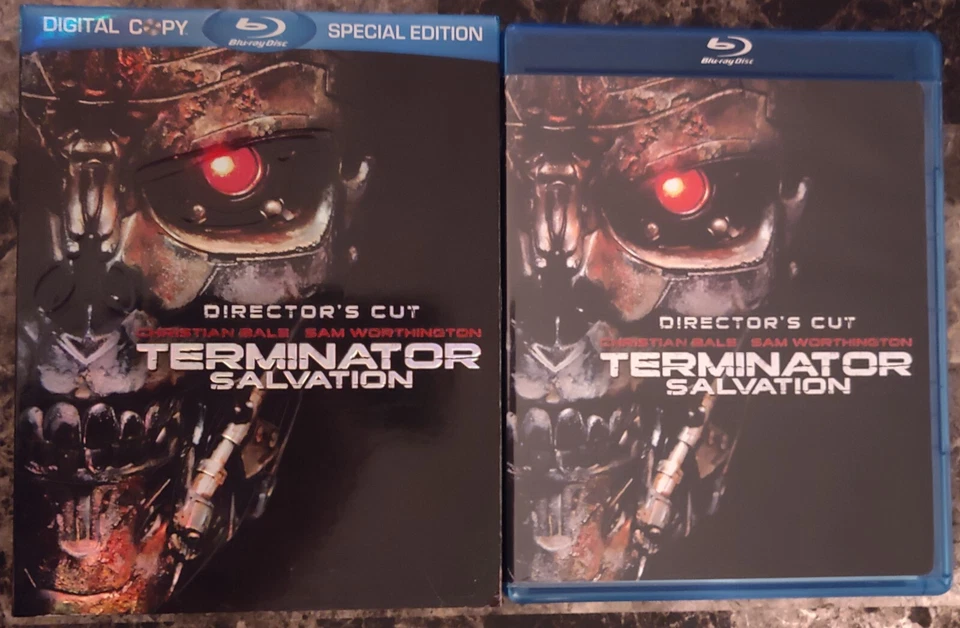 Terminator Salvation Blu-ray 3-Disc Set Director's Cut w Embossed Slipcover - Image 1 of 1