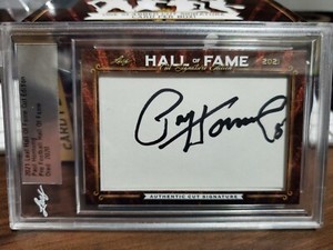 2021 Leaf Hall of Fame Cut Signature PAUL HORNUNG Auto - HOF