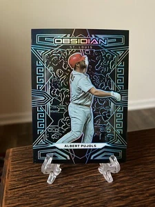 Albert Pujols OBSIDIAN 23 Chronicles Carolina Blue ELECTRIC ETCH 12/99 RARE SSP - Picture 1 of 4