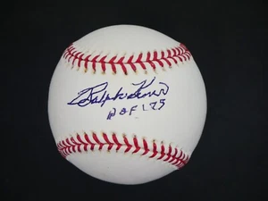 RALPH KINER SIGNED OFFICIAL OMLB BASEBALL INSCRIBED "HOF 75" WITH PSA COA - Picture 1 of 7