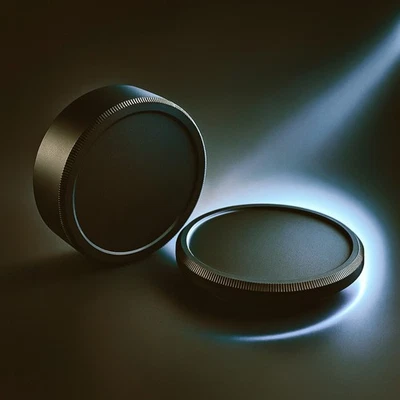 Metal M39 lens caps set: rear + body for Leica Canon Voigtlander Zeiss Zorki FED - Image 1 of 4