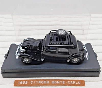Solido Die Cast Citroen Monte Carlo #4526 1:43 1952 Black Scale Model is in Case - Image 1 of 4