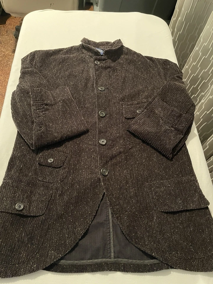 Куртка мужская Ralph Lauren M гонконгская хлопковая твидовая шенильный блейзер рабочая одежда - Изображение 1 из 4