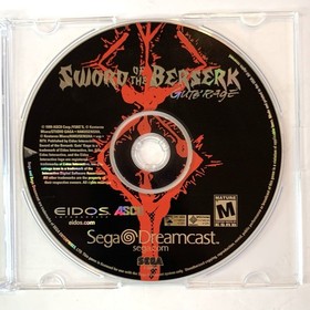 Sword of the Berserk: Guts' Rage (Sega Dreamcast) Disc Only - Tested & Working