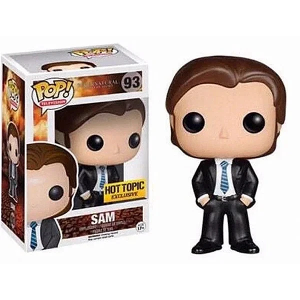 POP! Traje negro Supernatural 93 Sam exclusivo Hot Topic Foto 1 de 1