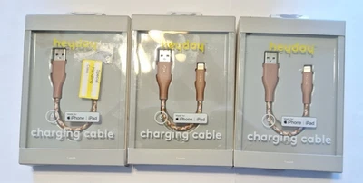 3 - Heyday 6" I-phone/Ipad Charging Cable - Image 1 of 4