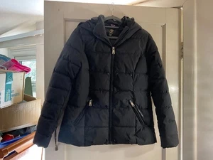 Canada goose black ladies hooded puffer jacket size small - Picture 1 of 5