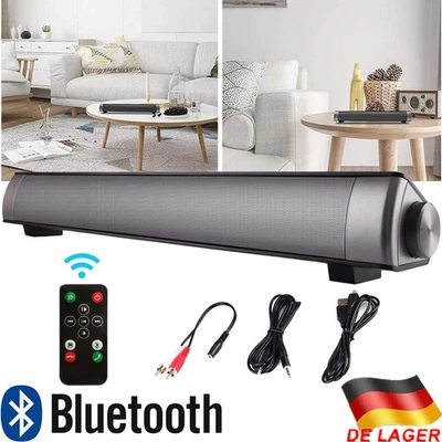 Soundbar für TV Geräte,für TV Lautsprecher Heimkino, Bluetooth PC Sound Bars - Bild 1 von 4