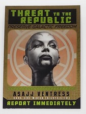 2015 Topps Star Wars Chrome Perspectives Sith Fugitives #6 Asajj Ventress