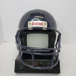 Casco Vintage Chicago Bears Riddell TailGate TV/AM FM Radio Raro Testato Funzionante! - Foto 1 di 10