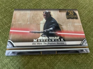 2021 Star Wars Masterwork: Lucasfilm 50th Insert Card LFA-5 Darth Maul - Picture 1 of 1