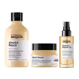 Loreal Professionnel Absolut Repair Shampoo, Maske und Haarserum für trockenes Haar - Bild 1 von 14