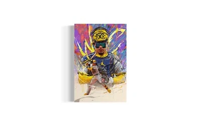 William Contreras | Arte de pared deportivo | Lienzo | MKE Brewers Foto 1 de 4