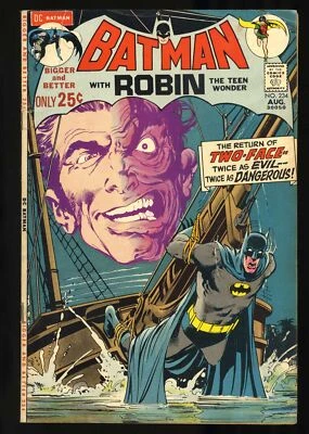 Batman #234 FN- 5.5 1st Appearance of Silver Age Two-Face! DC Comics 1971 - Image 1 of 2