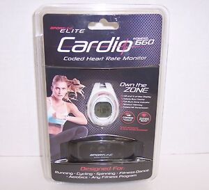 New! Sportsline Elite Cardio Womens 660 Coded Heart Rate Monitor {2920}