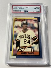 1990 Topps TIFFANY #220 Barry Bonds Pittsburgh Pirates PSA 6