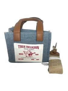 Cartera True Religion + Correa para el Hombro - No estoy seguro de haber usado. Vaqueros/denim pequeños - Imagen 1 de 17