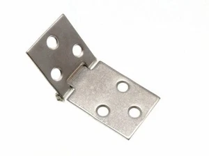 New Pair Of Back Table Flap Hinges 32mm ZP Zinc Plated Steel - Onestopdiy - HD - Picture 1 of 1