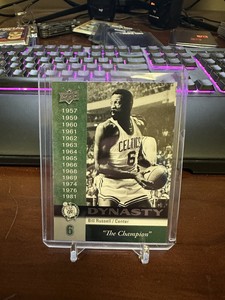 2008-09 Upper Deck Boston Celtics Dynasty Bill Russell #BOS-15 HOF