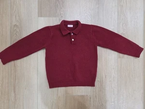 La Coqueta Kids Boys Red Wool Sweater Size 6Y - Picture 1 of 8