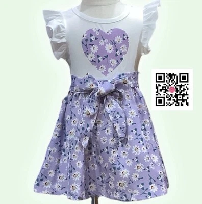 Vestido Bebé Niñas 24 Meses Margarita Lavanda Primavera Verano COLECCIÓN VIAJEROS Foto 1 de 4