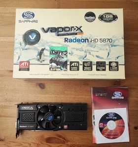 Sapphire Radeon HD 5870 Vapor-X - 1GB GDDR5 - PCI-E - OVP - Defekt - Bild 1 von 4