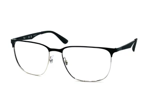 ORIGINAL RAY BAN RB 3569 9004/8G Polished Black On Silver Eyeglasses 59mm 17 145 - Picture 1 of 8