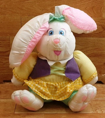 Coelho de pelúcia de náilon Puffalump Bunny 12" The Collector's Club 1994 - Imagem 1 de 4