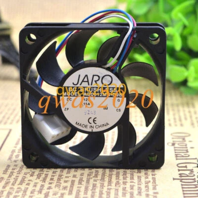 1pc JARO AD0612MB-D9B 12V 0.15A 6010 6CM 4-wire Cooling Fan - Image 1 of 2