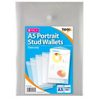 Pack of 50 A5 Portrait Document Stud Wallets