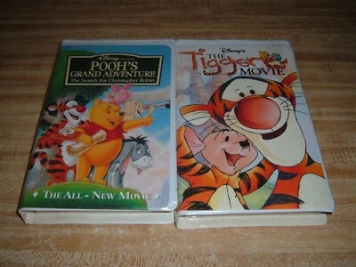 Disney Pooh's Grand Adventure & The Tigger Movie VHS - Image 1 of 3