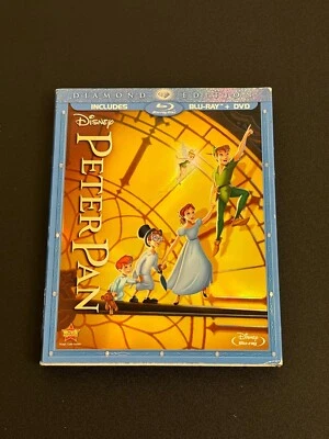 Peter Pan Diamond Edition Blu-Ray + DVD Edition Disney - Region 1 - Image 1 of 4