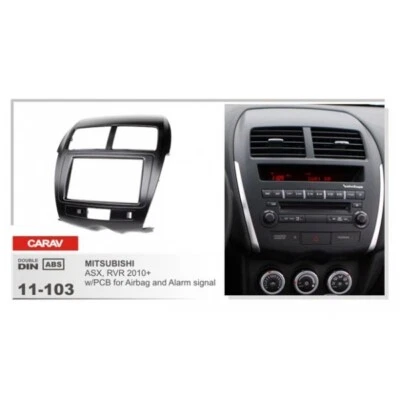 MARCO ADAPTADOR DOBLE DIN CITROEN C4 Aircross 2012-2017 PEUGEOT 400 MITSUBISHI - Imagen 1 de 2