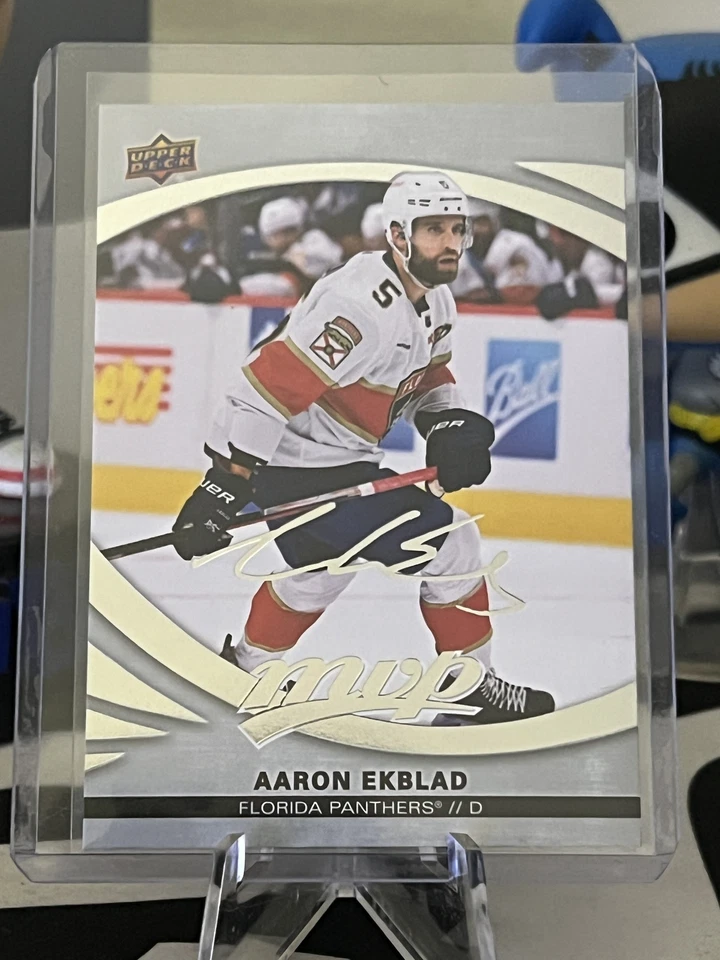 2023-2024 Aaron Ekblad Upper Deck MVP Silver Script Championship #202 - Image 1 of 2