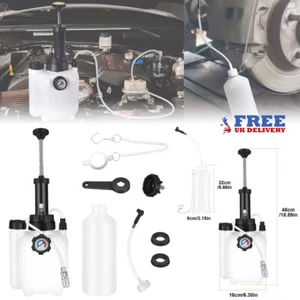 3L BRAKE SYSTEM CLUTCH FLUID PRESSURE BLEEDER BLEEDING BOTTLE KIT CAR BLEED TOOL - Picture 1 of 13